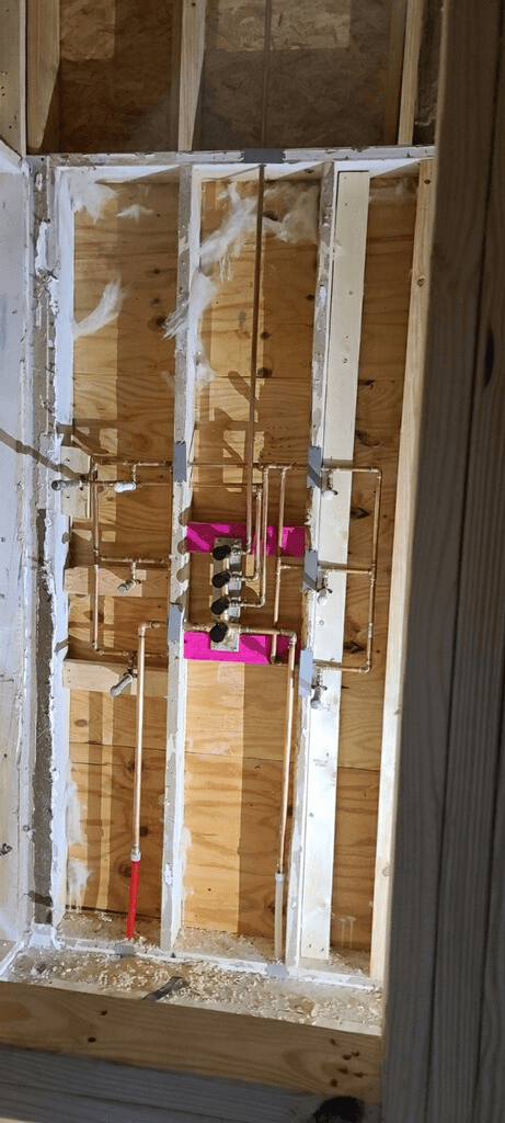 Plumbing project - Field work and system assembly